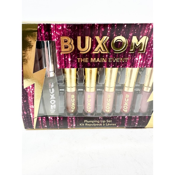 Buxom Makeup Buxom The Main Event Lip Plumping Gloss Set Nwt Poshmark